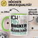 Bäcker Ausbildung Tasse Geschenk Ich Bin Bäcker In Der Ausbildung Ich Darf Das Geschenkidee Spruch Grün Trendation