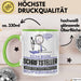 Schriftsteller Geschenk Tasse Ich Bin Schriftsteller Aber Sag Doch Einfach Superheld Lustige Geschenkdiee für Schriftsteller Kaffee-Becher Grün Trendation