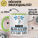 Geschenk für Managerin Tasse Lustige Geschenkidee Geburtstag Ich Bin Managerin Ich Darf Das Grün Trendation