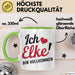 Elke Tasse Geschenk Ich Bin Vollkommen Elke Geschenkidee Geburtstag Grün Trendation