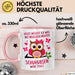 Eule Tierliebhaber Tasse Geschenk Lustige Geschenkidee Spruch Heute Möchte Ich Was Mit Menschen Machen Schuhubsen Wäre Toll Rosa Trendation