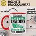 Geschenk Tasse Nur Die Besten Trainer Kriegen Diese Tasse Spruch Geschenkidee Rot Trendation