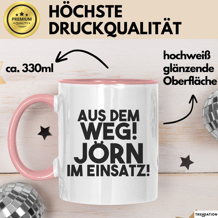 Joern Tasse Aus Dem Weg! Joern Im Einsatz! Geschenk