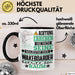 Wakeboarder Geschenk Tasse Lustiger Spruch Erheben Sie Sich Der Wakeboarder Betritt den Raum Schwarz Trendation