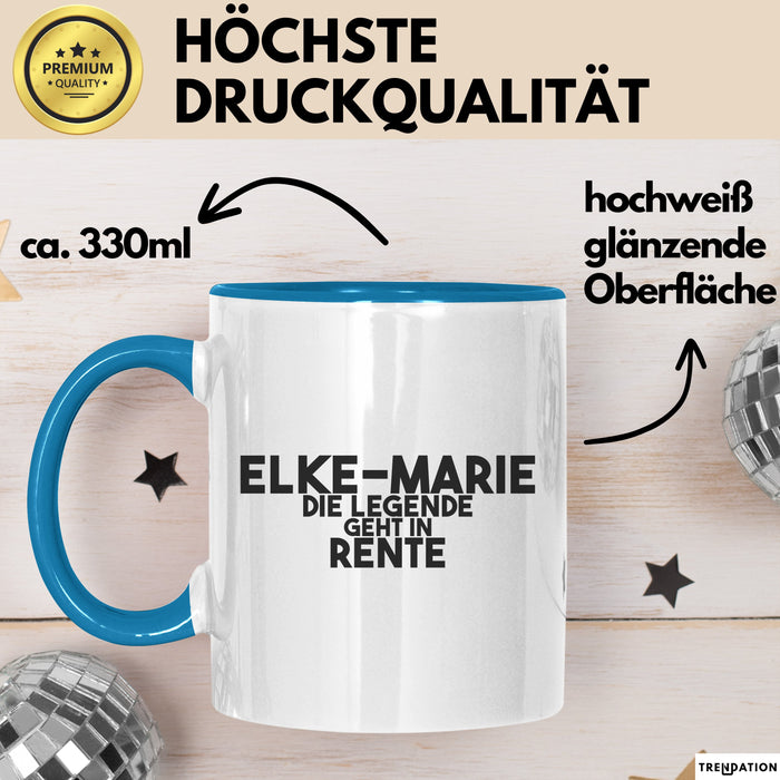 Elke-Marie Tasse Elke-Marie – Die Legende Geht In Rente Geschenk