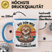 Faultier Kaffee Liebhaber Tasse Geschenk Lustige Geschenkidee Spruch Aus Dem Weg Ich Muss Zur Kaffeemaschine Blau Trendation