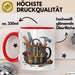 Zimmerer Tasse Geschenkidee für Schreiner Lustiger Spruch Rot Trendation