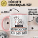 Geschenk für Wildtierforscherin Tasse Lustige Geschenkidee Geburtstag Ich Bin Wildtierforscherin Ich Darf Das Rosa Trendation