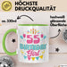 55. Geburtstag Tasse Frauen Mädchen Geschenkidee Lustig 55 Birthday Girl Lustiger Spruch Mutter Mama Grün Trendation
