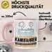 Kanufahrer Geschenk Tasse Ich Bin Kanufahrer Aber Sag Doch Einfach Superheld Lustige Geschenkdiee für Kanufahrer Kaffee-Becher Rosa Trendation