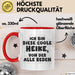 Heike Tasse Ich Bin Diese Coole Heike, Von Der Alle Reden Geschenk Rot Trendation