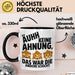 Büro Arbeit Kollege Tasse Becher Geschenk Lustige Geschenkidee Spruch Ahh Keine Ahnung Das War Die Andere Schicht Trendation