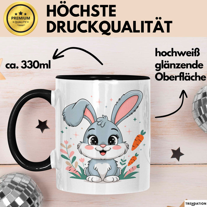 Kaninchenliebhaber Tasse Geschenkidee für Hasen Fans Trendation