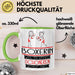 Boxerin Weil Es Keinen Schöneren Beruf Gibt Tasse Geschenk für Eine Boxerin Lustig Grün Trendation