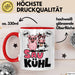 Schweinebauer Schweine Kuh Tier Tasse Geschenk Lustige Geschenkidee Spruch Sau Kuhl Rot Trendation