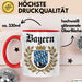 Deutschland München Bayern Bayerisch Tasse Geschenk Lustige Geschenkidee Spruch Rot Trendation