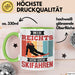 Ski Tasse Geschenk Grafik Mir Reichts Ich Geh Ski Fahren Becher Grün Trendation