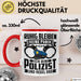 Polizist Tasse Geschenk Ruhig Bleiben Ich Bin Polizist Und Regel Das Geschenkidee Polizei Rot Trendation