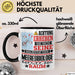 Meeresbiologe Geschenk Tasse Lustiger Spruch Erheben Sie Sich Der Meeresbiologe Betritt den Raum Schwarz Trendation