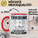 Tierfreund Tasse Geschenk für Tierfreund Der Mann Der Alles Kann Geschenkidee zum Geburtstag Rot Trendation