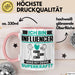 Influencer Tasse Geschenk für Influencer Geburtstag Lustiger Spruch Kaffee-Becher Was Ist Deine Superkraft Rosa Trendation