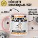 Tierheilpraktiker Tasse Geschenk für Tierheilpraktiker Geburtstag Lustiger Spruch Kaffee-Becher Was Ist Deine Superkraft Rosa Trendation