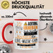 Live-Musik-Fan Tasse Geschenk Lustiger Spruch Bitte Erheben Sie Sich Seine Majestät Die Live-Musik-Fan Betritt Den Raum Rot Trendation