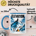 Bergsteiger Tasse Geschenk Lustige Geschenkidee Spruch Für Höhen Liebhaber Blau Trendation
