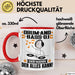 Drum-and-Bass-DJ Tasse Geschenk für Drum-and-Bass-DJ Der Mann Der Alles Kann Geschenkidee zum Geburtstag Rot Trendation