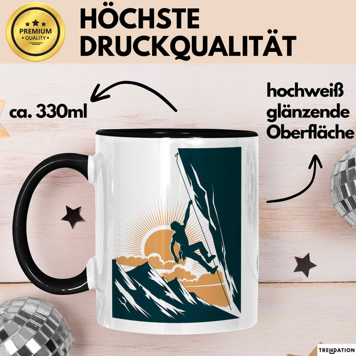 Kletterer Tasse Geschenkidee für Abenteuersuchende Trendation