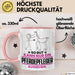 Pferdepfleger Geschenk Tasse So Gut Kann Nur Ein Pferdepfleger Aussehen Geschenkidee Kaffee-Becher Rosa Trendation