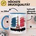 Frankreich Flagge Paris Eiffelturm Tasse Geschenk Lustige Geschenkidee Spruch Blau Trendation