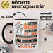 Halbbruder Geschenk Tasse Lustiger Spruch Erheben Sie Sich Der Halbbruder Betritt den Raum Schwarz Trendation