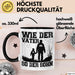 Vater Sohn Tasse Geschenk Lustige Geschenkidee Spruch Motorrad-Fahrer Trendation