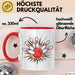 Bowling Fan Tasse Geschenkidee für Kegelzerstörer Rot Trendation