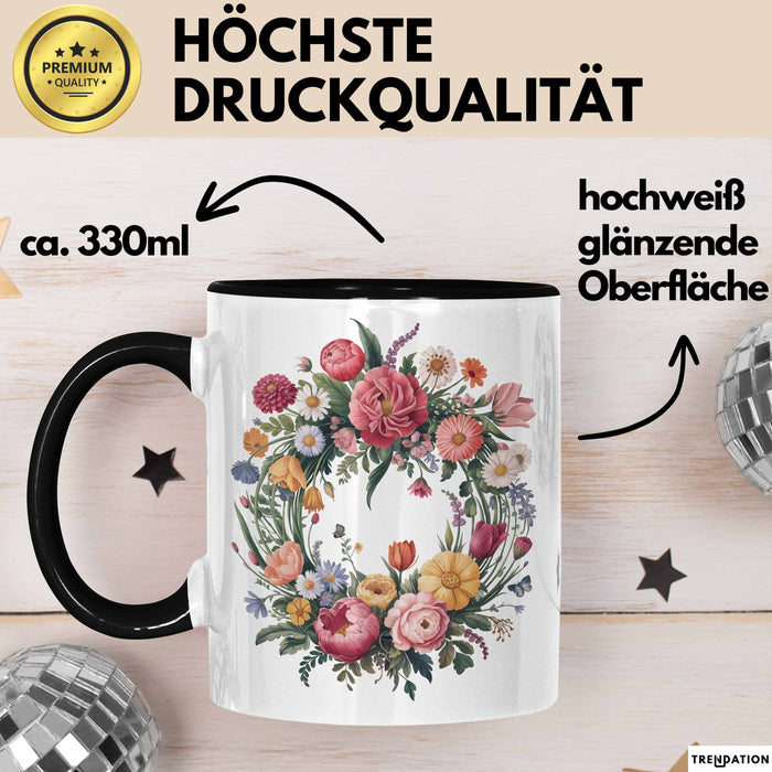 Florist Tasse Geschenkidee für Blumenliebhaber Spruch Trendation