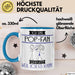 Pop-Fan Tasse Geschenk Ich Bin Pop-Fan Warum Weil Ich Es Kann Geschenkidee Geburtstag Blau Trendation