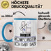 Geschenk für Komponistin Tasse Lustige Geschenkidee Geburtstag Ich Bin Komponistin Ich Darf Das Blau Trendation