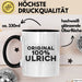 Ulrich Tasse Original 100% Ulrich Geschenk Schwarz Trendation