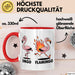 Flamingo In Flammen Tasse Geschenk Lustige Geschenkidee Spruch Rot Trendation