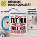 Dirigent Geschenk Orchester Chorleiter Geschenkidee Tasse Der Tut Nix Der Will Nur Dirigieren Kaffee-Becher Blau Trendation