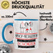 Hiphop-Produzentin Weil Es Keinen Schöneren Beruf Gibt Tasse Geschenk für Eine Hiphop-Produzentin Lustig Blau Trendation