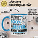Enkelsohn Geschenk Lustiger Spruch für Enkelsohn Geschenkidee Bester Enkelsohn Der Welt Blau Trendation