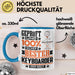 Keyboarder Geschenk Lustiger Spruch für Keyboarder Geschenkidee Bester Keyboarder Der Welt Blau Trendation