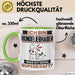 Hundeliebhaber Tasse Geschenk für Hundeliebhaber Geburtstag Lustiger Spruch Kaffee-Becher Was Ist Deine Superkraft Grün Trendation
