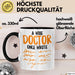 Arzt Tasse Geschenk Lustige Geschenkidee Spruch Ein Weiser Arzt Schrieb Einmal Trendation