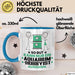Aquarium-Hobbyist Geschenk Tasse So Gut Kann Nur Ein Aquarium-Hobbyist Aussehen Geschenkidee Kaffee-Becher Blau Trendation