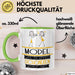 Model Weil Es Keinen Schöneren Beruf Gibt Tasse Geschenk für Eine Model Lustig Grün Trendation