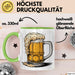 Bier Liebhaber Tasse Geschenkidee für Craft Bier Fan Grün Trendation
