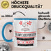 Trampolinspringerin Weil Es Keinen Schöneren Beruf Gibt Tasse Geschenk für Eine Trampolinspringerin Lustig Blau Trendation